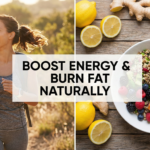 A bowl of salmon, avocado, and greens representing a diet to burn fat naturally